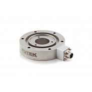 QLA391: Capteur de force à trou central de 35 mm. pour roulement de vis à billes NSK BSF1462 à conditionneur intégré