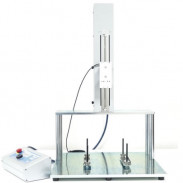 Elevated test bench for large samples