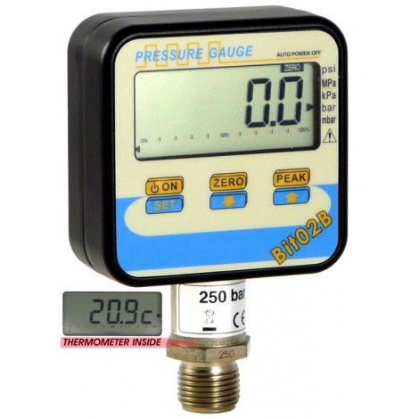 SM-BIT02B:  Digital manometer From 1, ..., 2000 bar with temperature measurement.