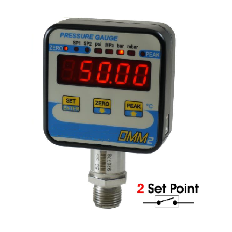 SM-DMM2 : Digital manometer From 1, ..., 2500 bar - Relay output