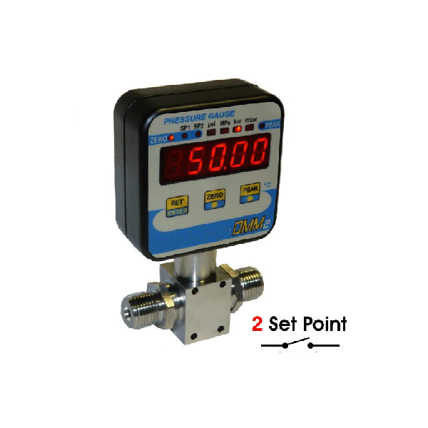 SMDMM2 Digital manometer From 1,, 2500 bar Relay output
